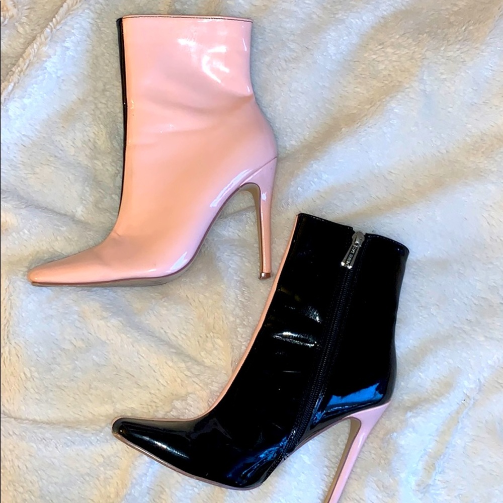 Fashion Nova 2 Tone Boot Heels